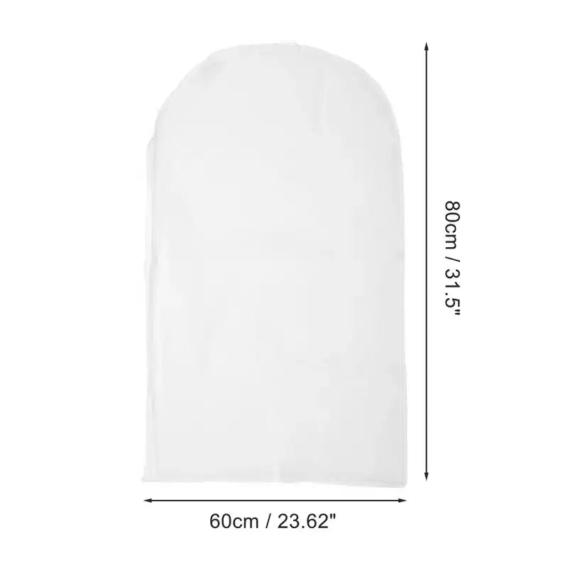 Housse de vêtement anti-poussière 80x60 cm 5 Pcs