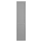 Lit escamotable Queen Size avec lumières LED, blanc/gris-ModernLuxe