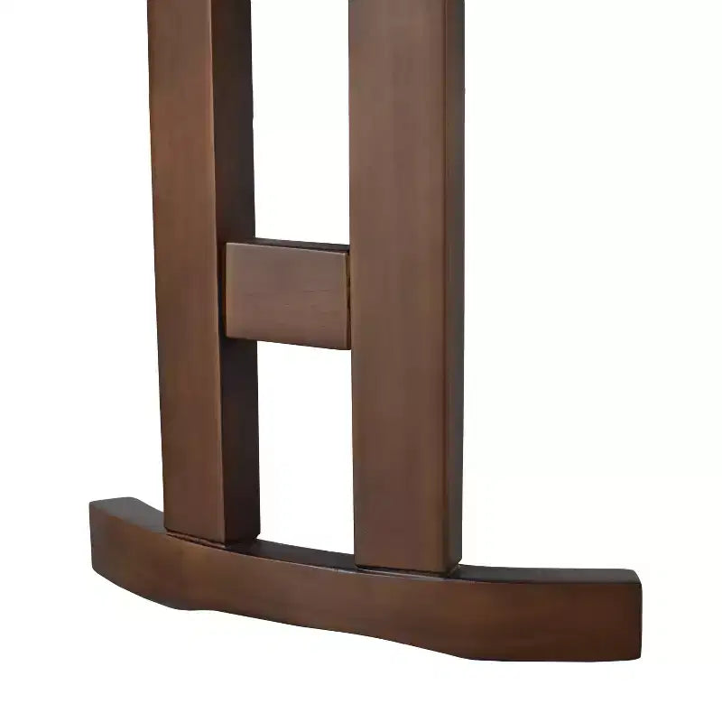 Chaise de salle à manger rembourrée Luna en bouleau moderne (ensemble de 4)