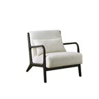 Fauteuil d'appoint Eterna de style moderne du milieu du siècle avec coussin lombaire amovible