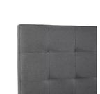 Tête de lit capitonnée carrée pour lit queen size