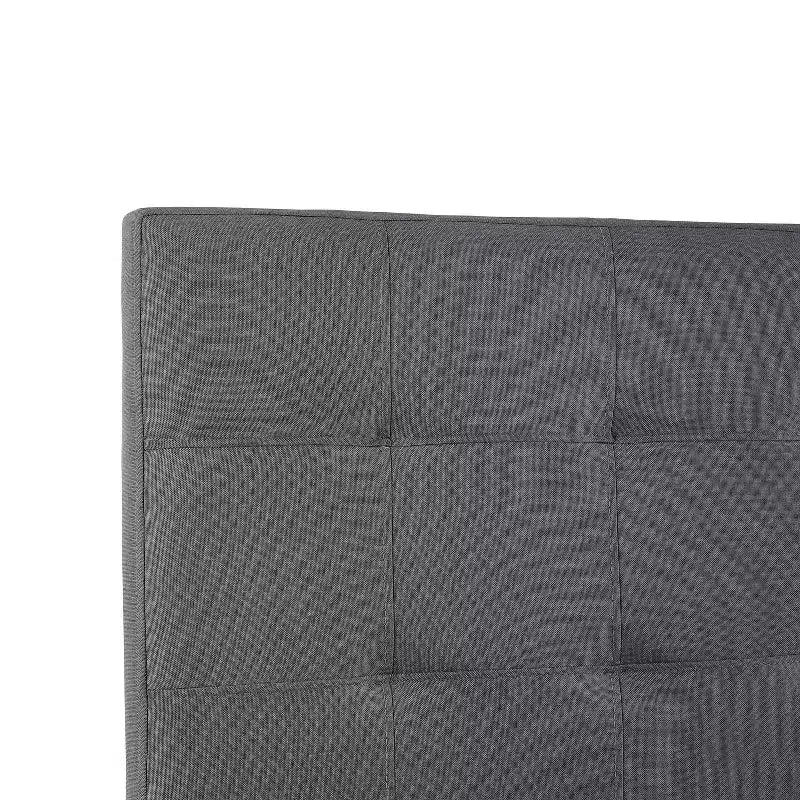 Tête de lit capitonnée carrée pour lit queen size