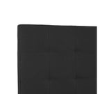 Tête de lit capitonnée carrée pour lit queen size