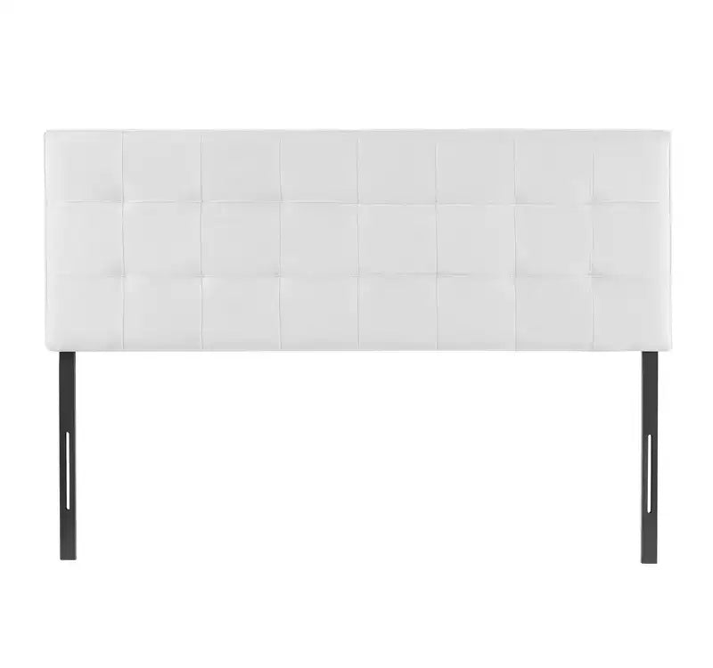 Tête de lit capitonnée carrée pour lit queen size