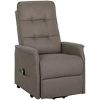Fauteuil inclinable électrique releveur avec télécommande, poches latérales, ressorts ensachés, dossier capitonné, montage rapide