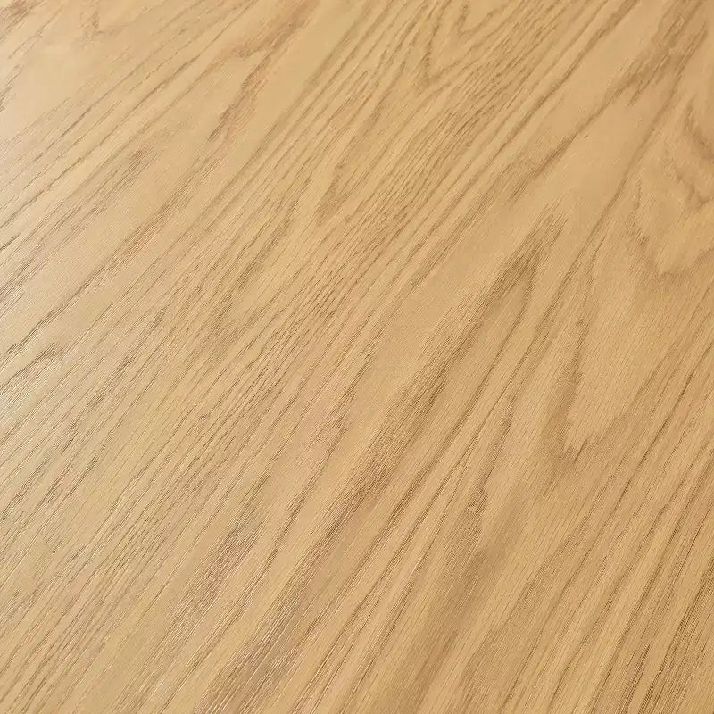 Table de salle à manger ronde en bois massif de 60" - Table de cuisine pour 6-8 personnes avec plateau et pieds cylindriques concaves pour salon/salle à manger/bureau - Naturel