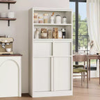 Meuble de salle de bain avec portes et tiroirs, meuble de rangement sur pied, meuble de rangement haut pour salle de bain, salon, cuisine, garde-manger