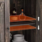 Meuble de rangement de ferme 15,7 x 30 x 31,5, Buffet avec 2 portes et étagères réglables