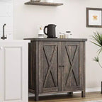 Meuble de rangement de ferme 15,7 x 30 x 31,5, Buffet avec 2 portes et étagères réglables