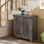 Meuble de rangement de ferme 15,7 x 30 x 31,5, Buffet avec 2 portes et étagères réglables