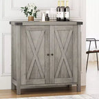 Meuble de rangement de ferme 15,7 x 30 x 31,5, Buffet avec 2 portes et étagères réglables