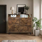 Meuble à chaussures, organisateur de chaussures de style ferme avec 4 tiroirs basculants et rangement ouvert, étagère à chaussures étroite et autonome pour entrée, couloir