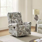 Fauteuil inclinable, pivotant et coulissant manuel|