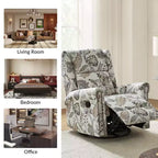 Fauteuil inclinable, pivotant et coulissant manuel|