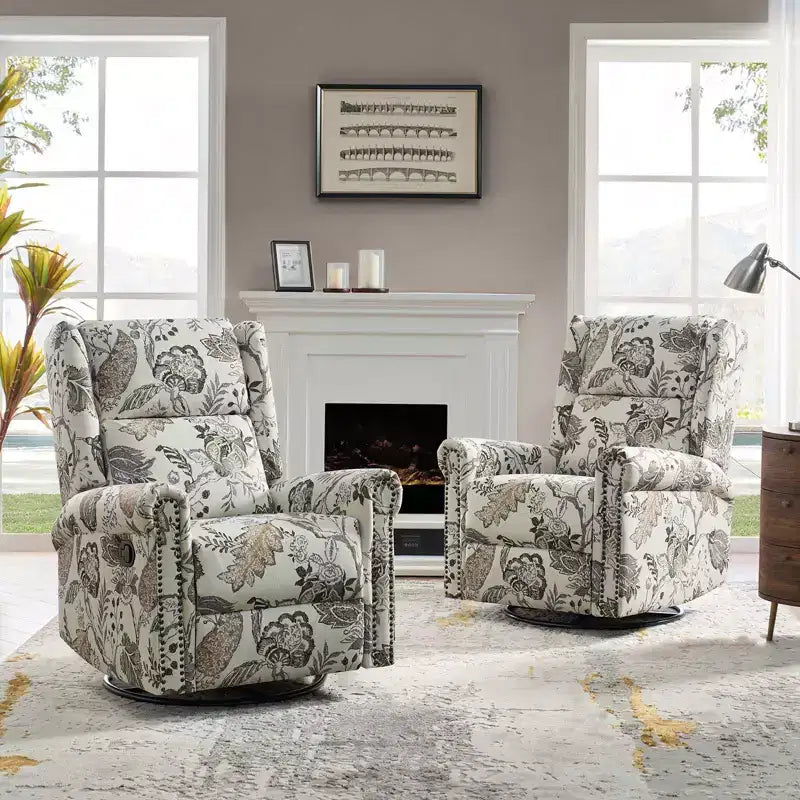 Fauteuil inclinable, pivotant et coulissant manuel|