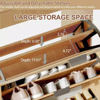 Meuble à chaussures fin avec 3 tiroirs basculants et 2 petits tiroirs, organisateur de rangement de chaussures dissimulé autoportant pour entrée, couloir, salon