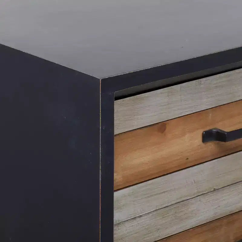 Meuble bas MDF moderne noir - & May