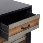 Meuble bas MDF moderne noir - & May