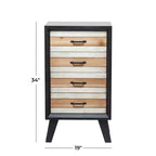 Meuble bas MDF moderne noir - & May