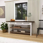 Console rectangulaire blanche - & May