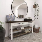 Console rectangulaire blanche - & May