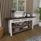 Console rectangulaire blanche - & May