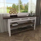 Console rectangulaire blanche - & May