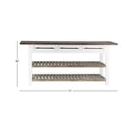 Console rectangulaire blanche - & May