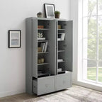 Ensemble de 2 pièces pour entrée Harper avec 2 placards de rangement gris - Crosley