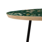 Table d'appoint motif fleurs de pré rondes - Deny Designs