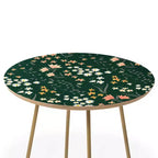 Table d'appoint motif fleurs de pré rondes - Deny Designs