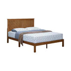 Cadre de lit plateforme en bois massif de 30 cm avec lattes en bois, grand lit