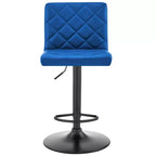 Tabouret de bar réglable avec revêtement en similicuir et finition métallique - Armen Living