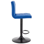 Tabouret de bar réglable avec revêtement en similicuir et finition métallique - Armen Living