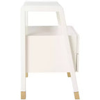 Table d'appoint à 2 tiroirs et 1 étagère - ACC6602