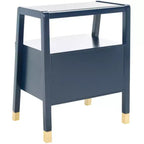 Table d'appoint à 2 tiroirs et 1 étagère - ACC6602